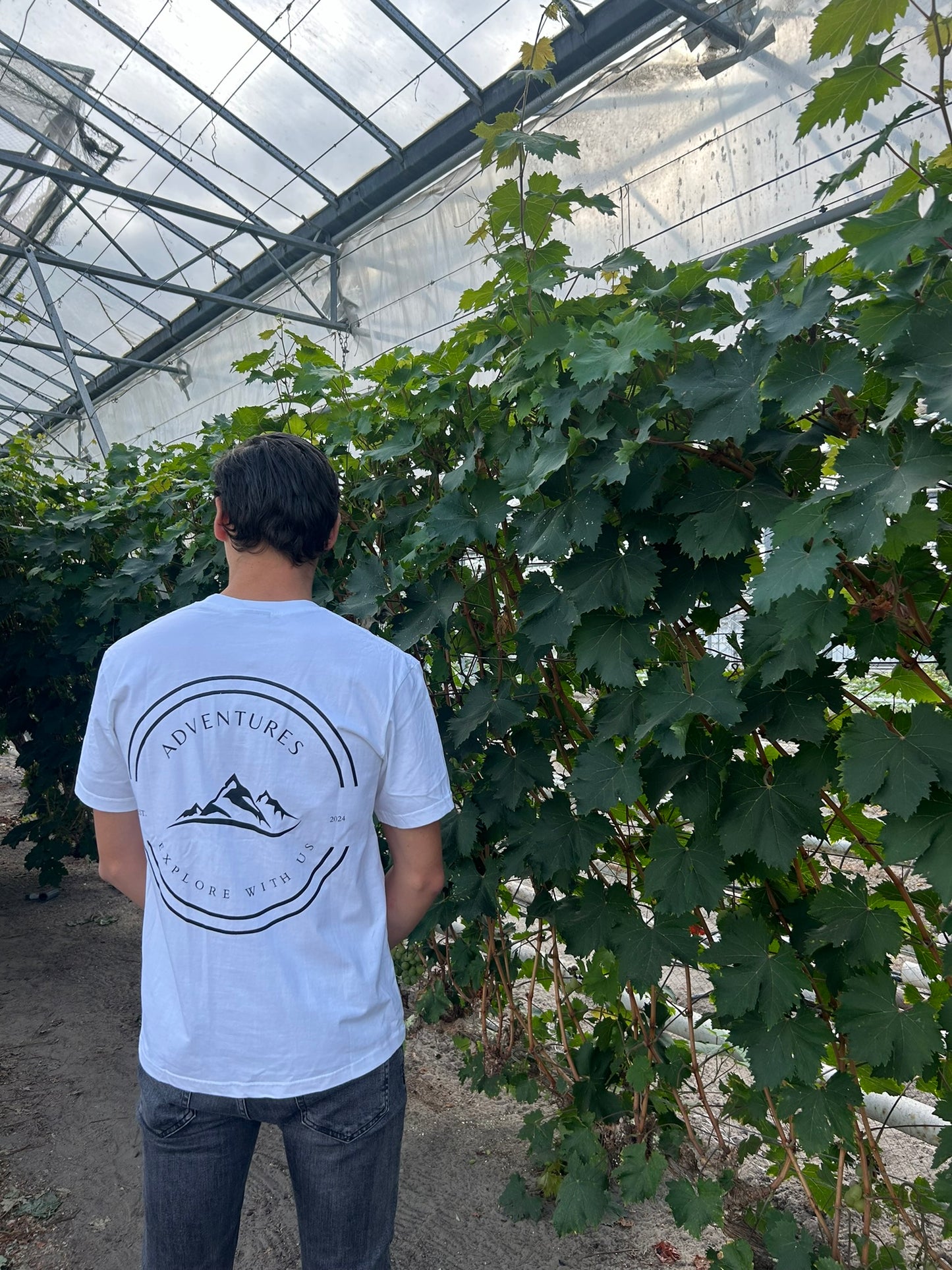 Peak Explorer Tee White