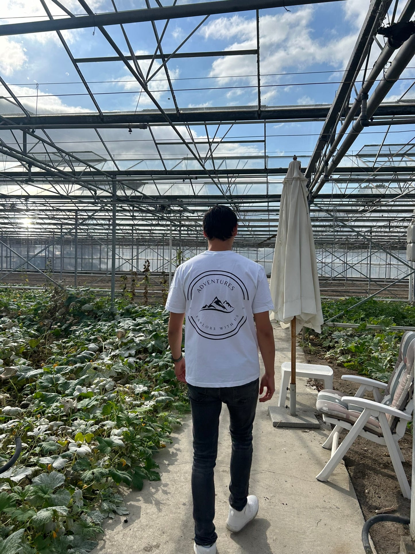 Peak Explorer Tee White