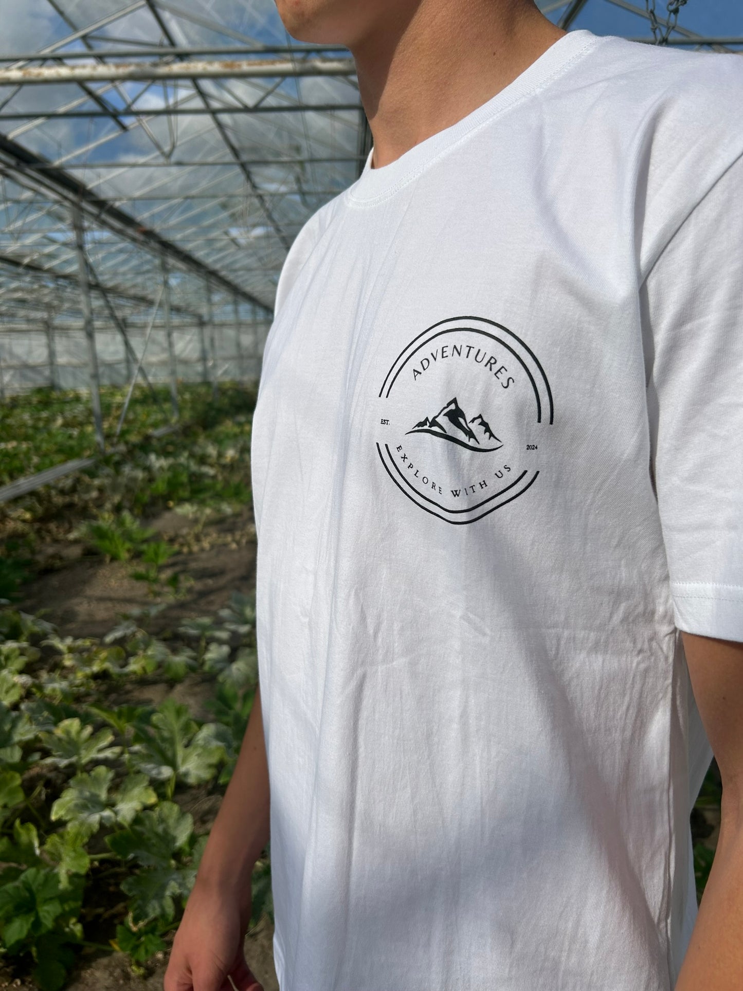 Peak Explorer Tee White