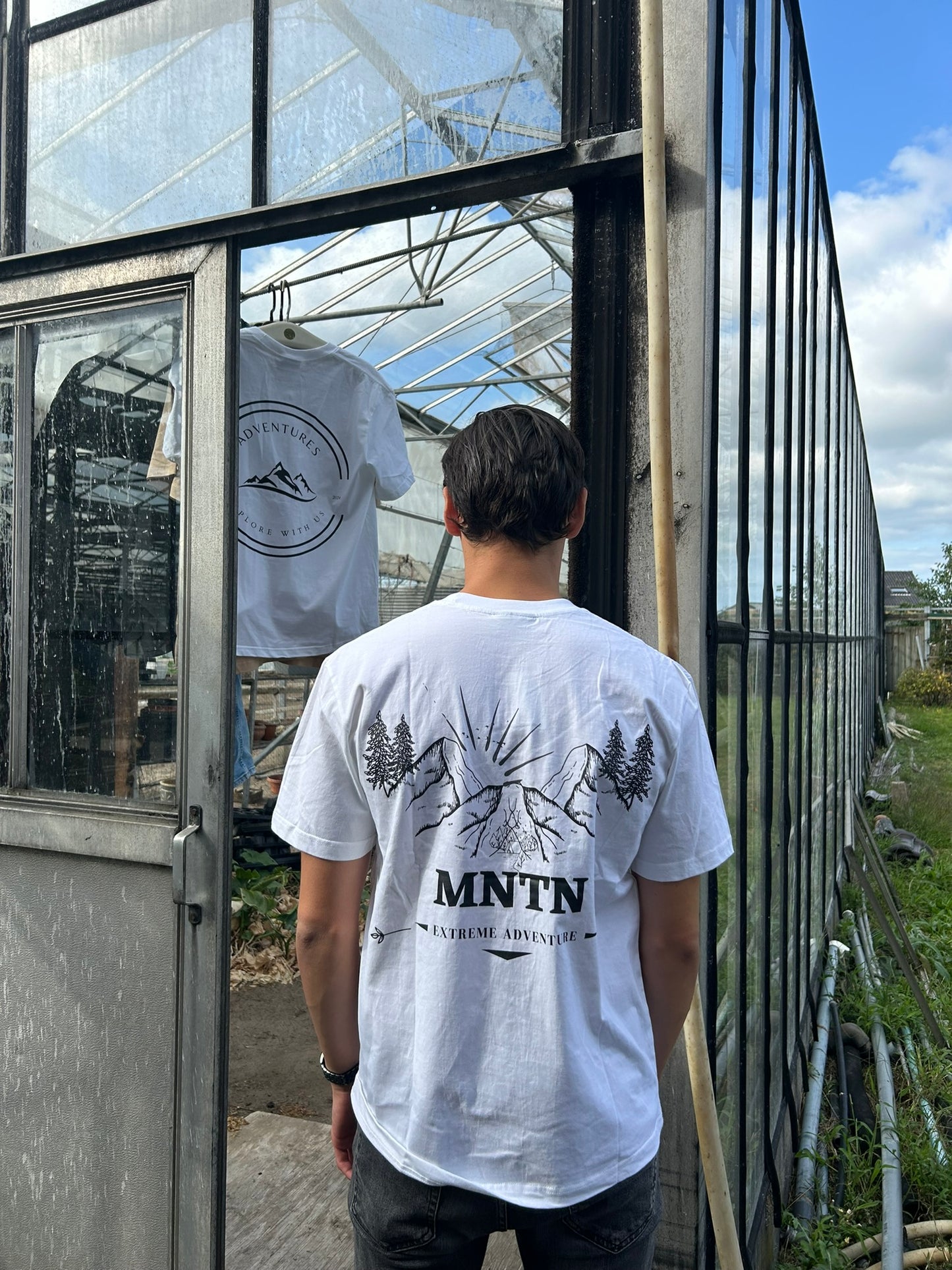 Forest Frontier Tee White