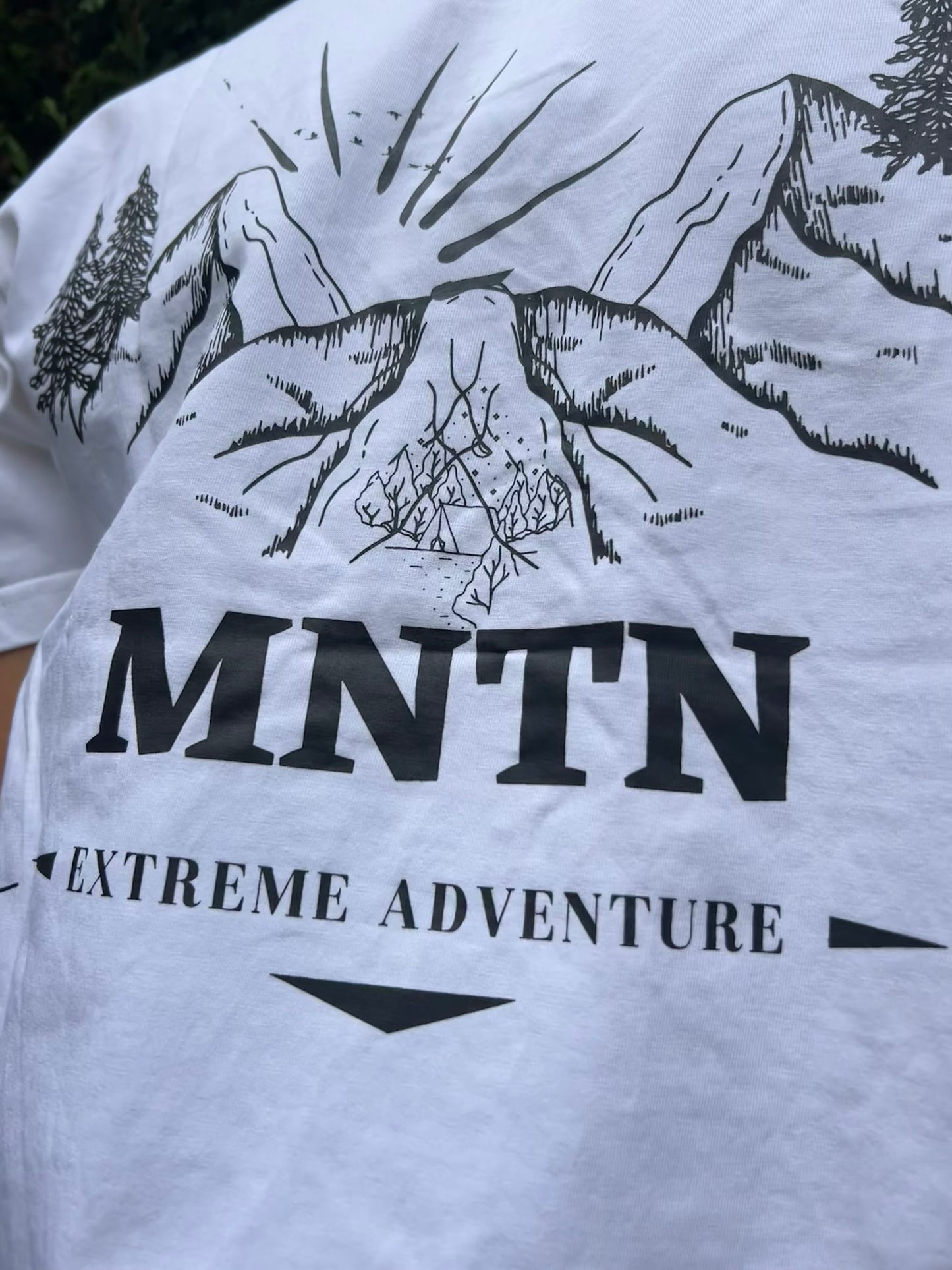 Forest Frontier Tee White