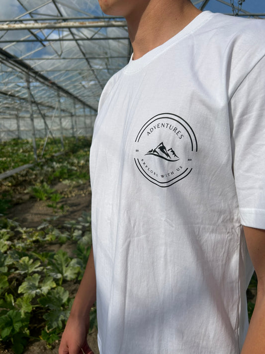 Peak Explorer Tee White