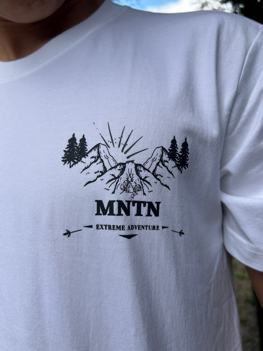 Forest Frontier Tee White
