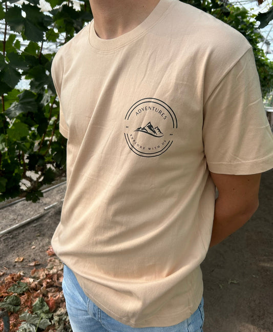 Peak Explorer Tee Beige
